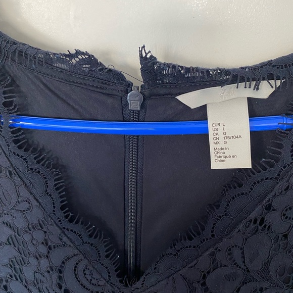 Navy blue lace dress - Picture 3 of 5